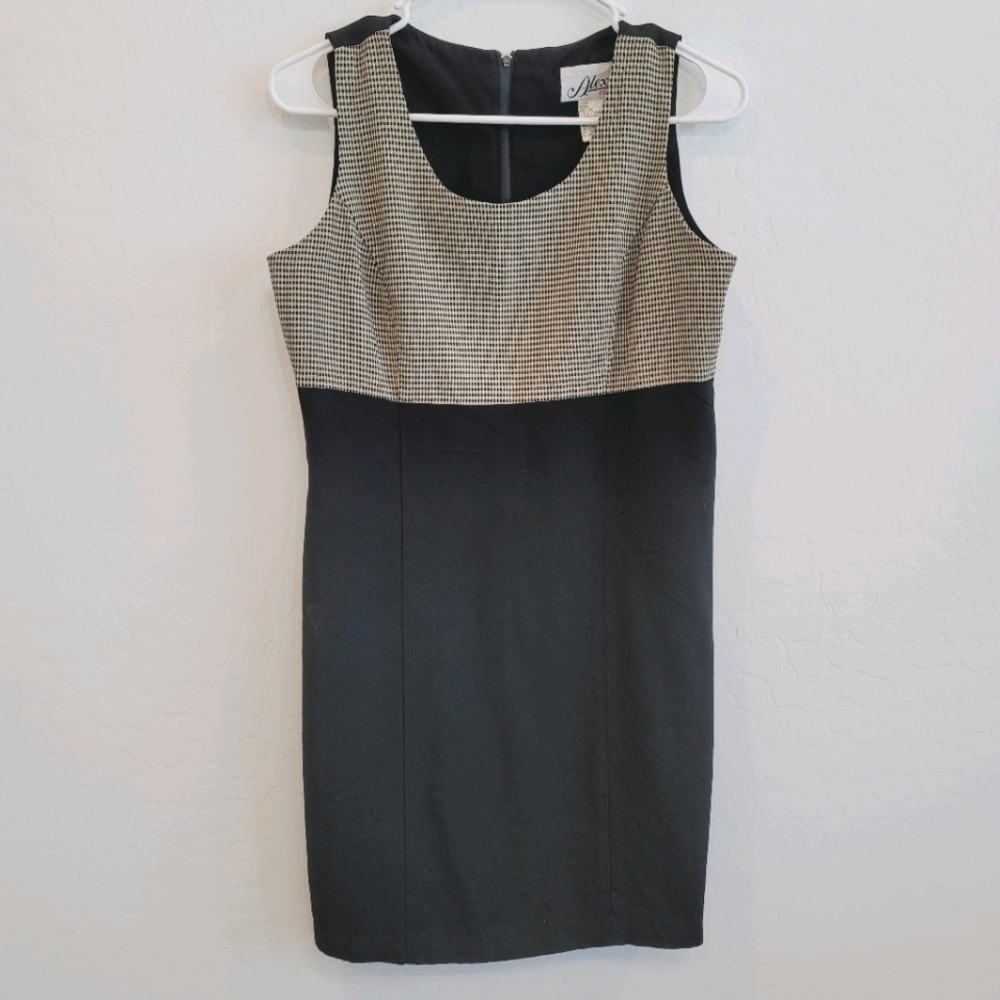 Alexis Black Sheath Dress Size 10 Petite